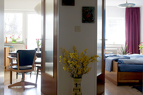 Fewo Meersburg bei Frollein Finki eingerichtet im Stil der 60iger